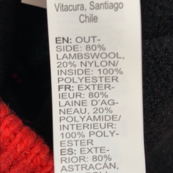 Quiksilver Snowly Beanie Red NWT - Picture 7 of 7